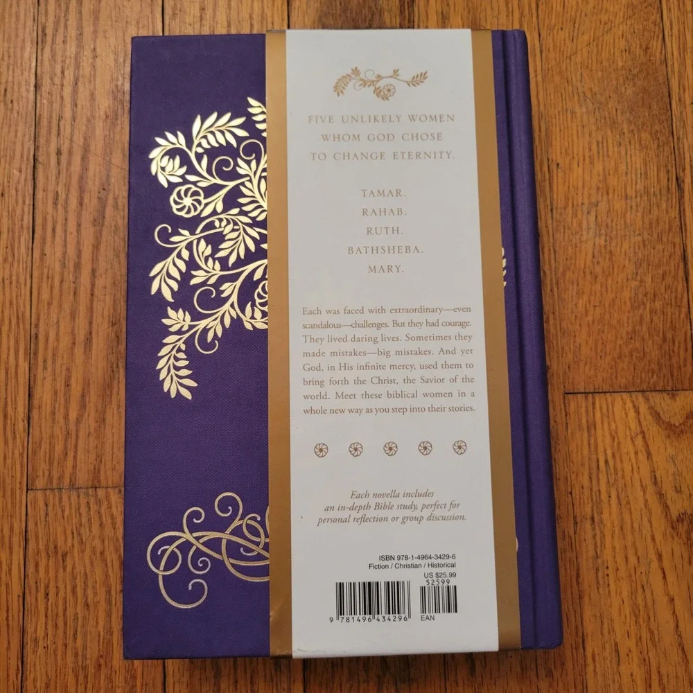 Tyndale‎ A Lineage of Grace Francine Rivers Purple Gold Hardcover Collectible